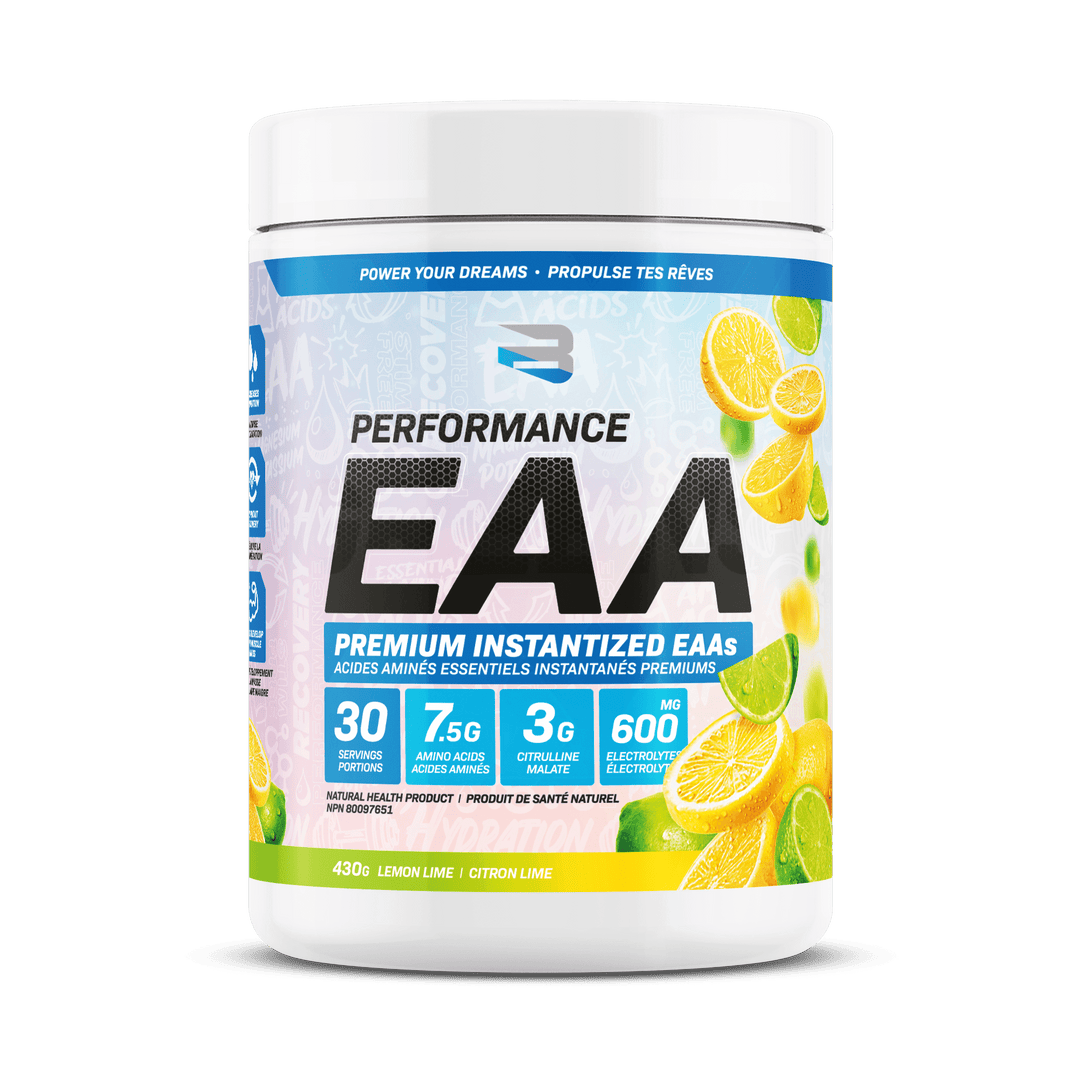 Believe Supplements Performance EAA Lemon Lime | Anthem Supplements Canada