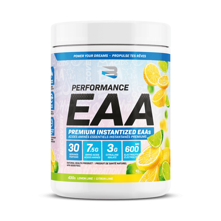 Believe Supplements Performance EAA Lemon Lime | Anthem Supplements Canada