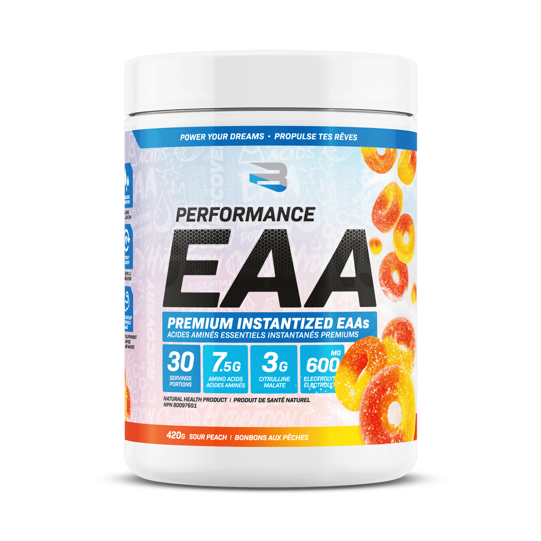 Believe Supplements Performance EAA Sour Peach | Anthem Supplements Canada
