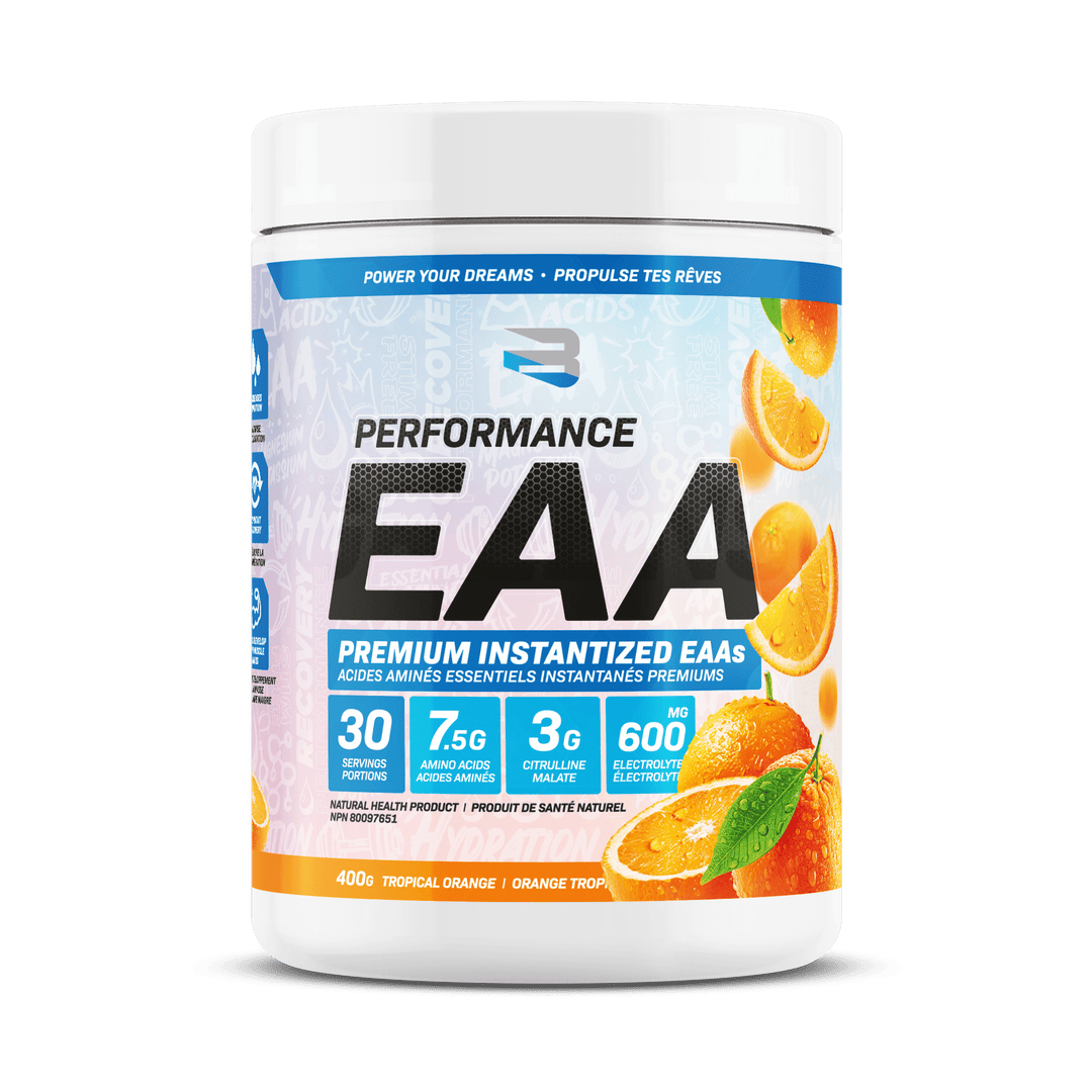 Believe Supplements Performance EAA Tropical Orange | Anthem Supplements Canada