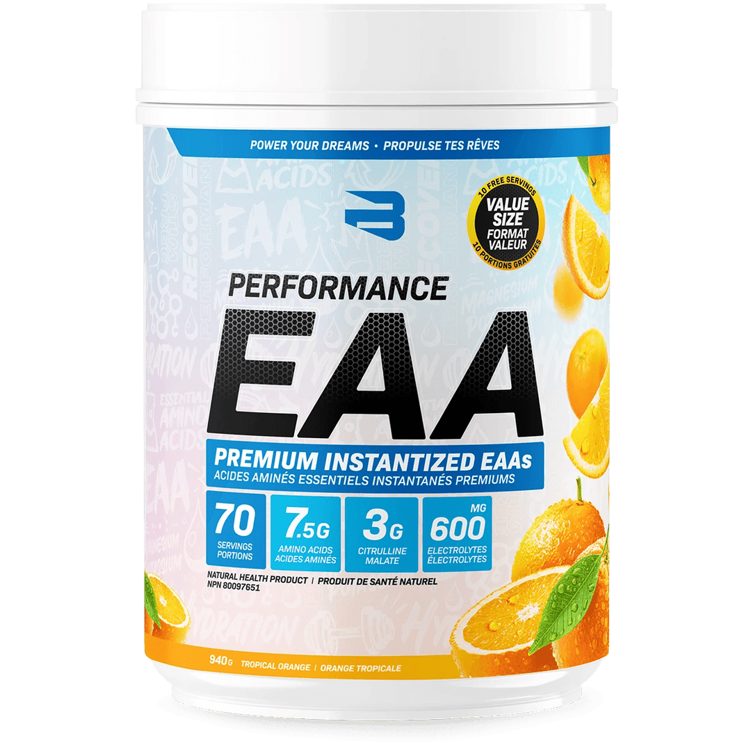 Believe Supplements Performance EAA Tropical Orange | Anthem Supplements Canada