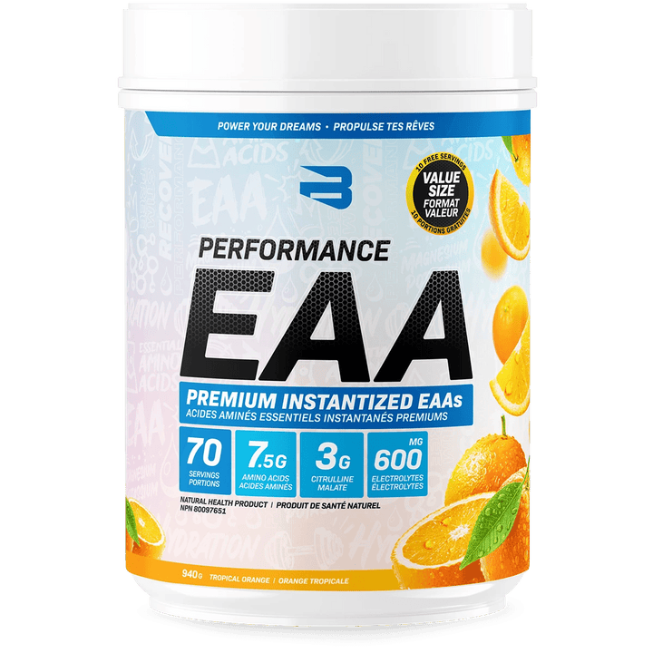 Believe Supplements Performance EAA Tropical Orange | Anthem Supplements Canada