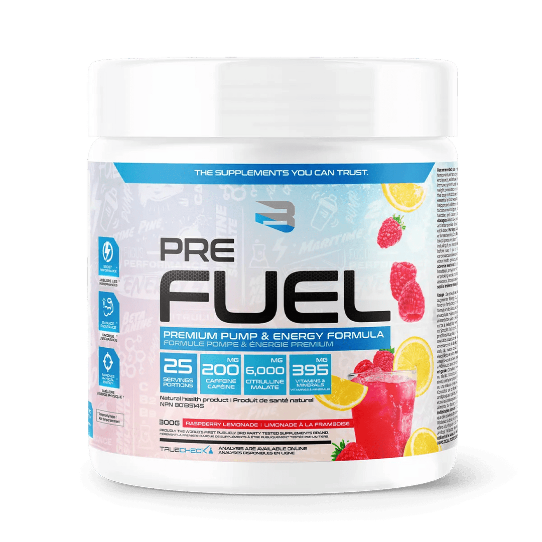 Believe Supplements Pre Fuel Raspberry Lemonade | Anthem Supplements Canada