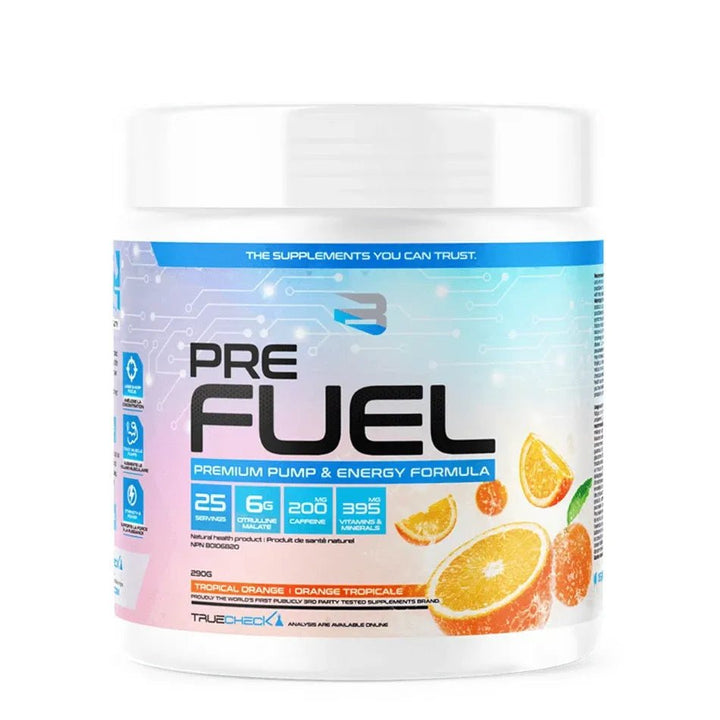 Believe Supplements Pre Fuel Tropical Orange | Anthem Supplements Canada
