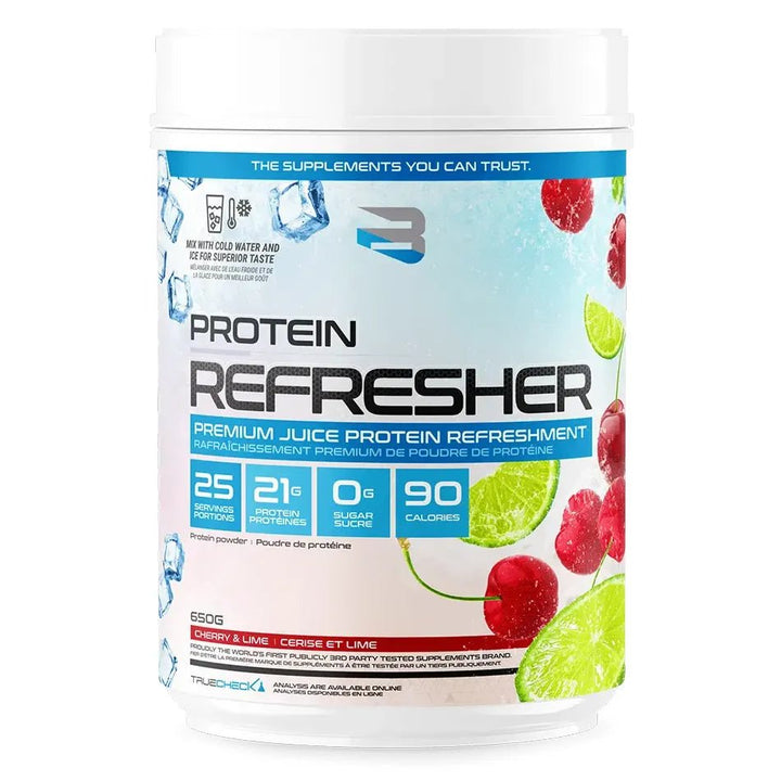 Believe Supplements Protein Refresher Cherry Lime | Anthem Supplements Canada