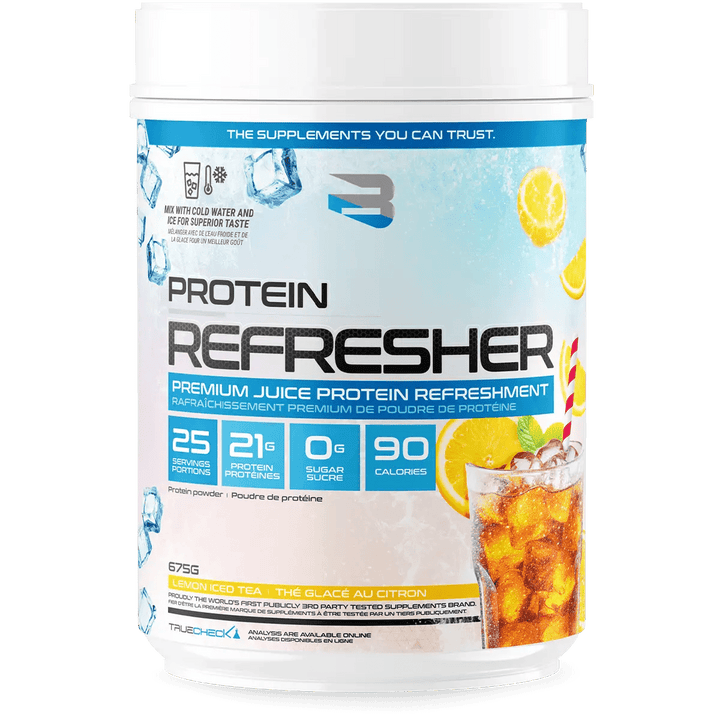 Believe Supplements Protein Refresher Lemon Iced Tea | Anthem Supplements Canada