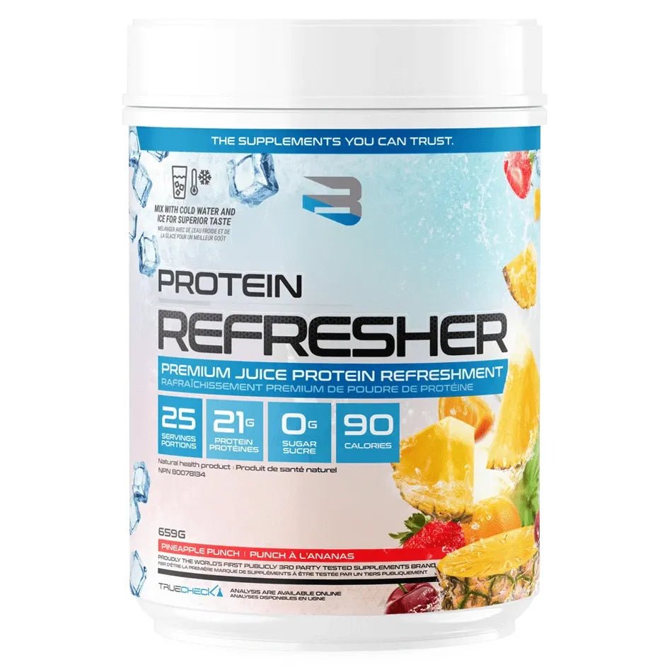 Believe Supplements Protein Refresher Pineapple Punch | Anthem Supplements Canada