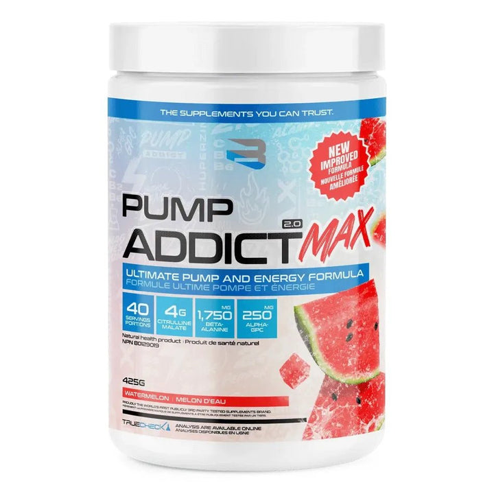 Believe Supplements Pump Addict MAX Watermelon | Anthem Supplements Canada