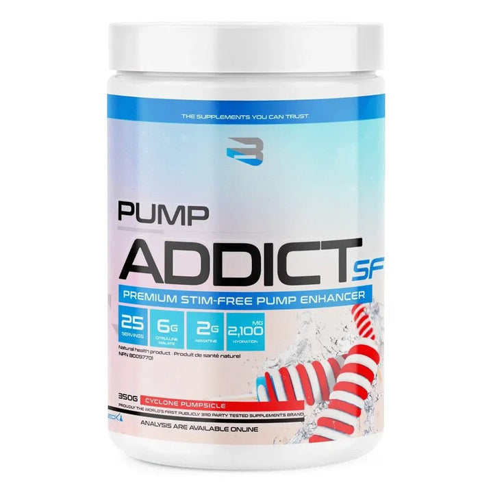 Believe Supplements Pump Addict Stim Free Cyclone Pumpsicle | Anthem Supplements Canada