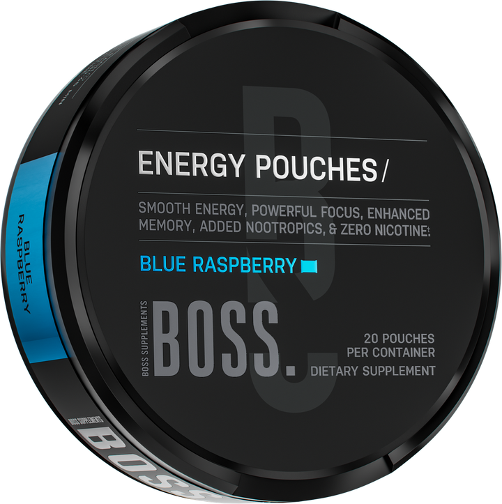 BOSS Energy Pouches - Blue Raspberry