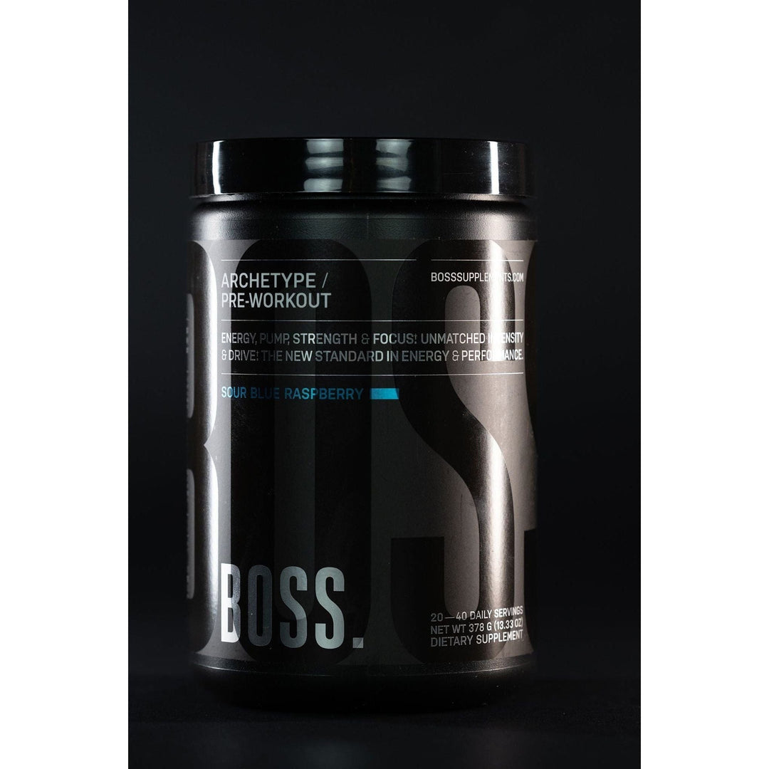 BOSS Supplements Archetype Sour Blue Raspberry | Anthem Supplements Canada
