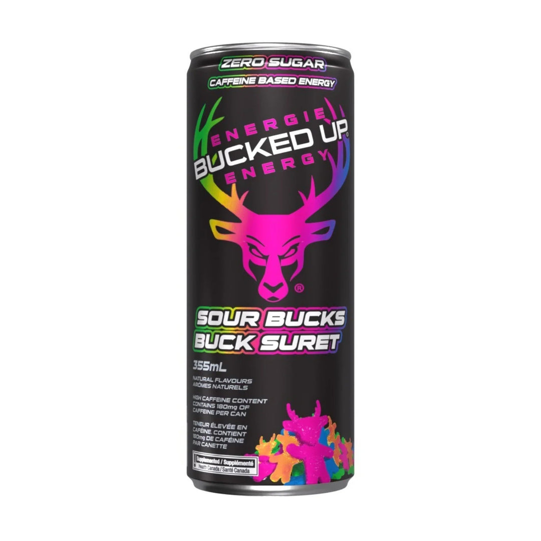 Bucked Up Energy Drink Sour Bucks | Anthem Supplements Canada