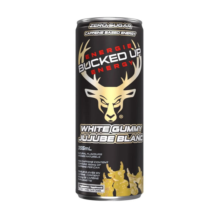 Bucked Up Energy Drink White Gummy Bear | Anthem Supplements Canada