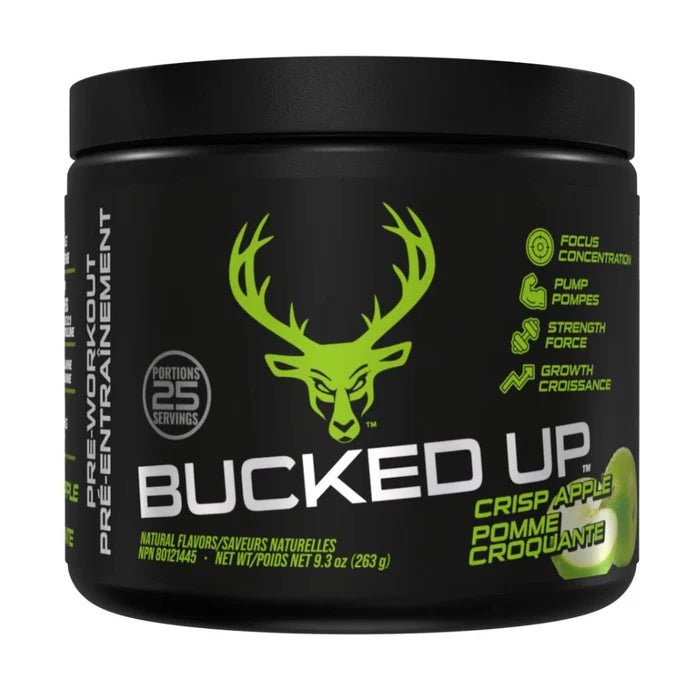 Bucked Up Pre - Workout Crisp Apple | Anthem Supplements Canada