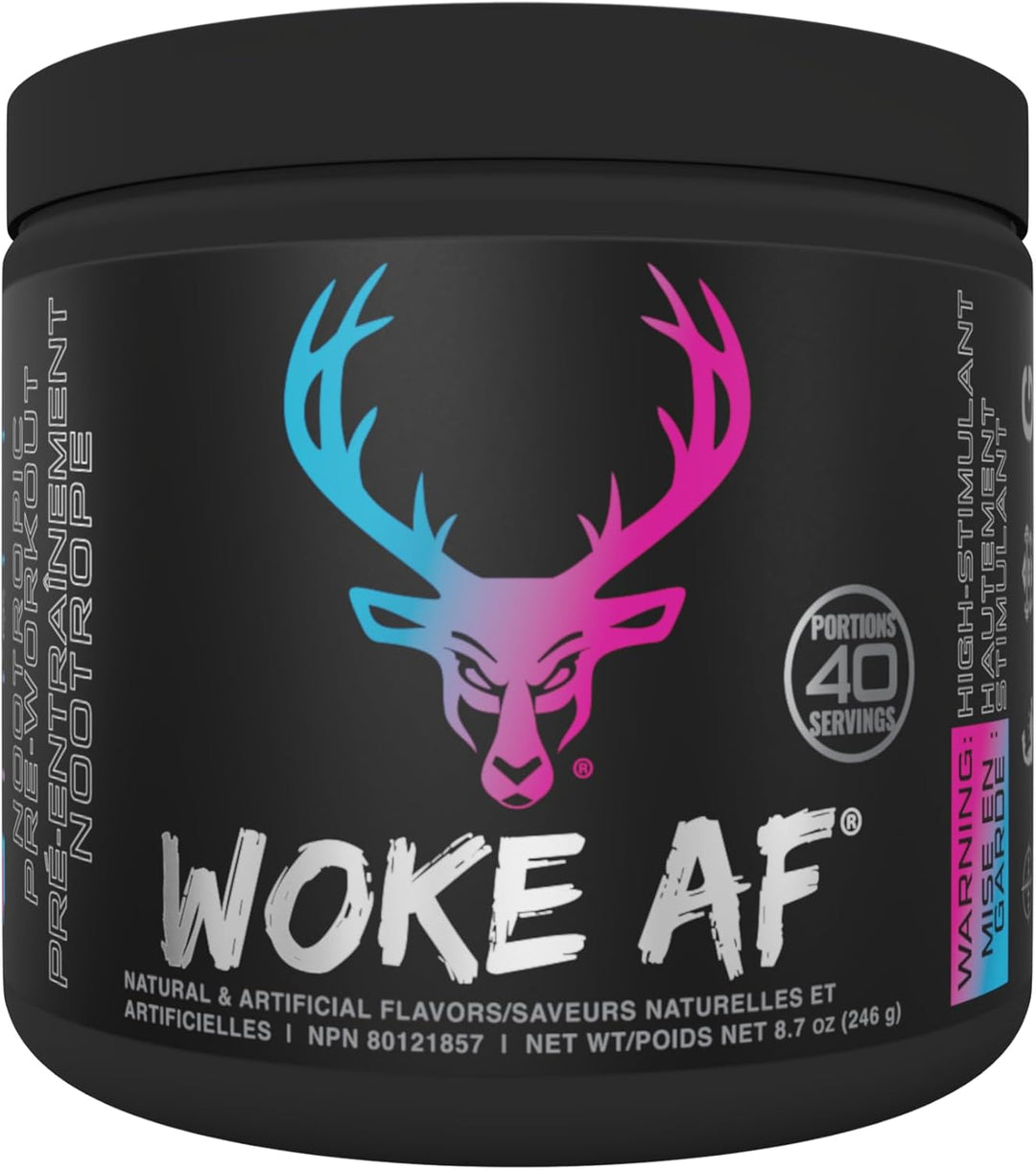 Bucked Up Woke AF - High Stimulant Pre - Workout Miami Vice | Anthem Supplements Canada