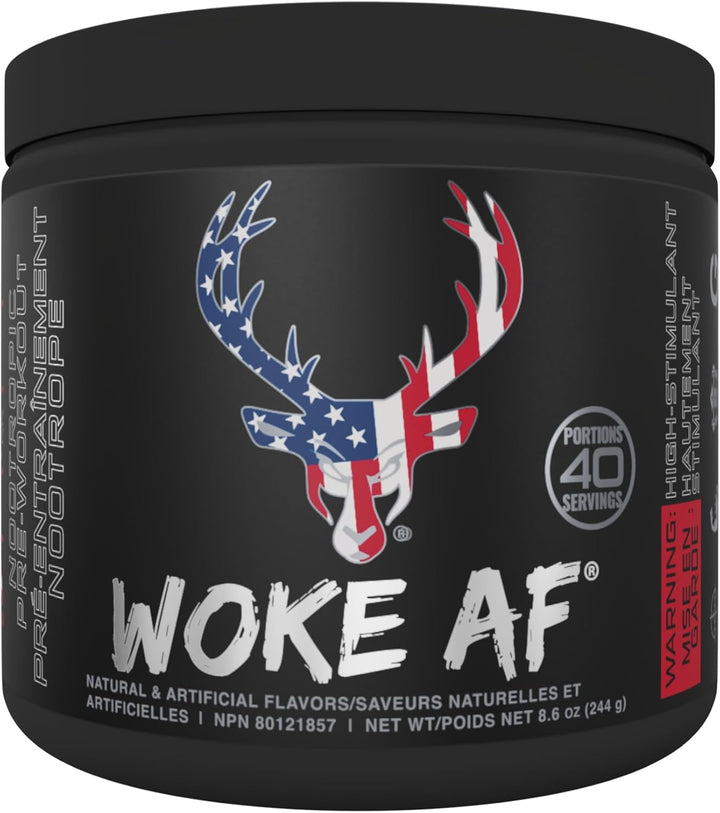 Bucked Up Woke AF - High Stimulant Pre - Workout Rocket Pop | Anthem Supplements Canada