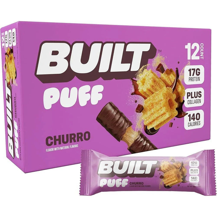 Built Puffs Protein Bars Churro | Anthem Supplements Canada