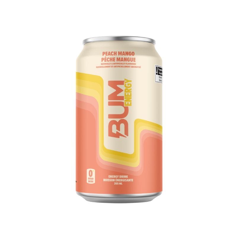 BUM Energy Drink Peach Mango | Anthem Supplements Canada