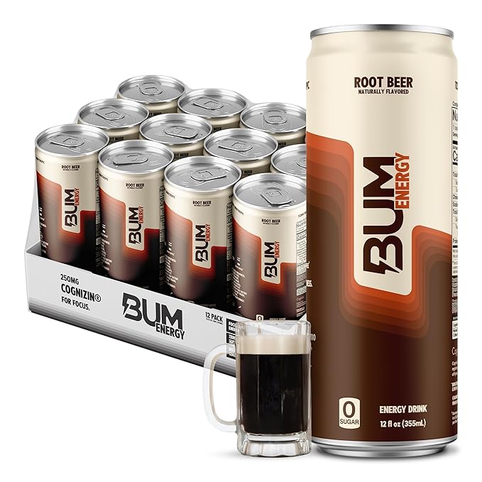 BUM Energy Drink Root Beer | Anthem Supplements Canada