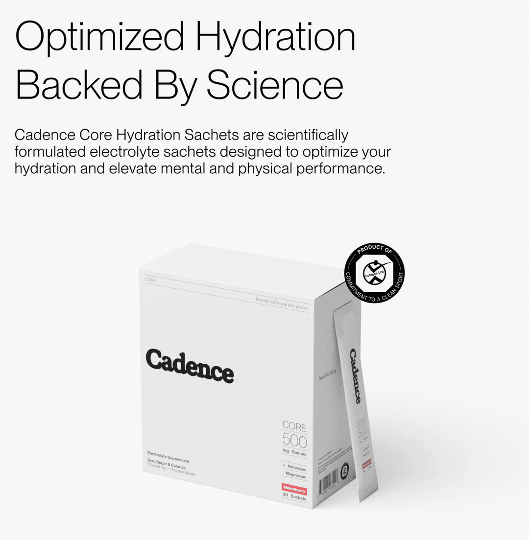Cadence Core Hydration Sachets Melonberry | Anthem Supplements Canada