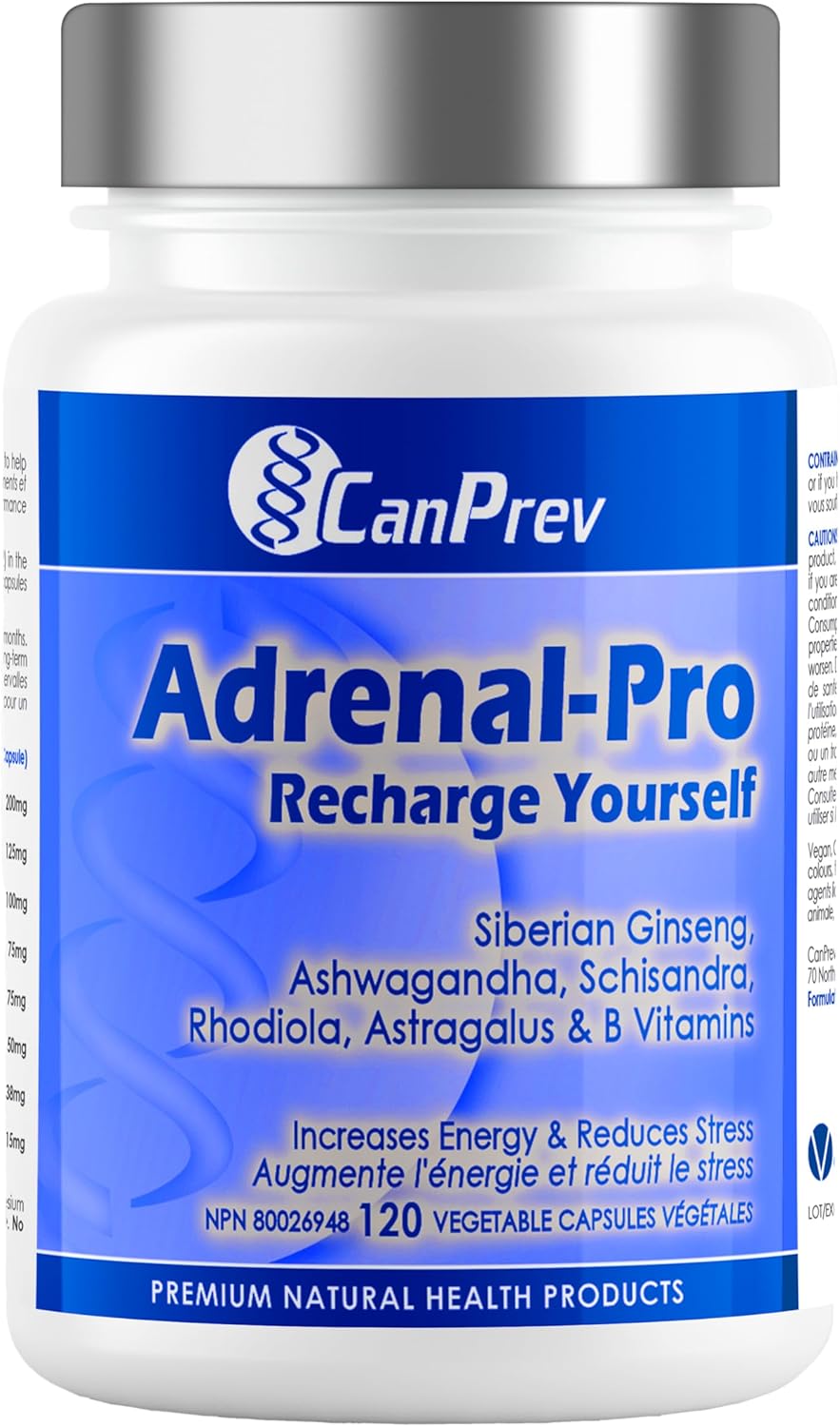 CanPrev Adrenal - Pro Recharge Yourself 120 Vcaps | Anthem Supplements Canada