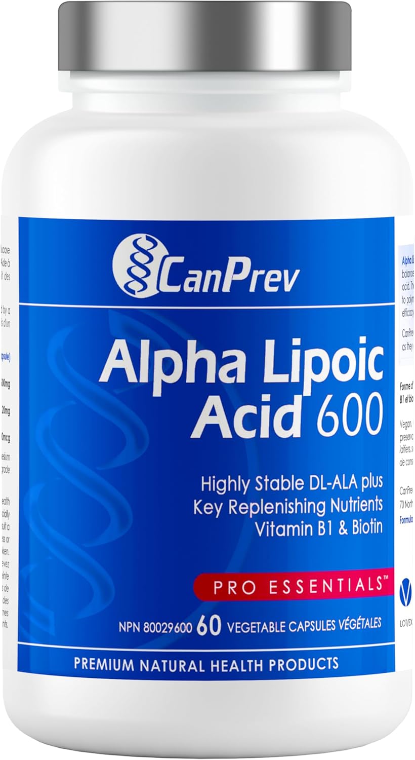 CanPrev Alpha Lipoic Acid 600mg | Anthem Supplements Canada