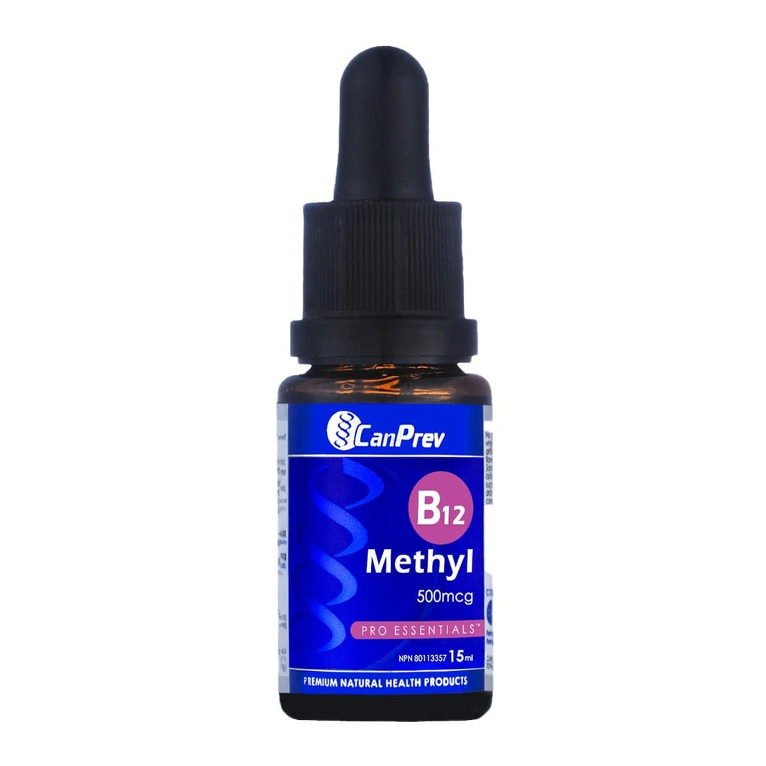 CanPrev B12 500mcg Methyl Drops 15ml | Anthem Supplements Canada