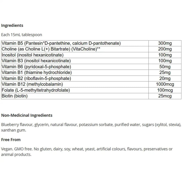 CanPrev BioActiv B Liquid 500ml | Anthem Supplements Canada