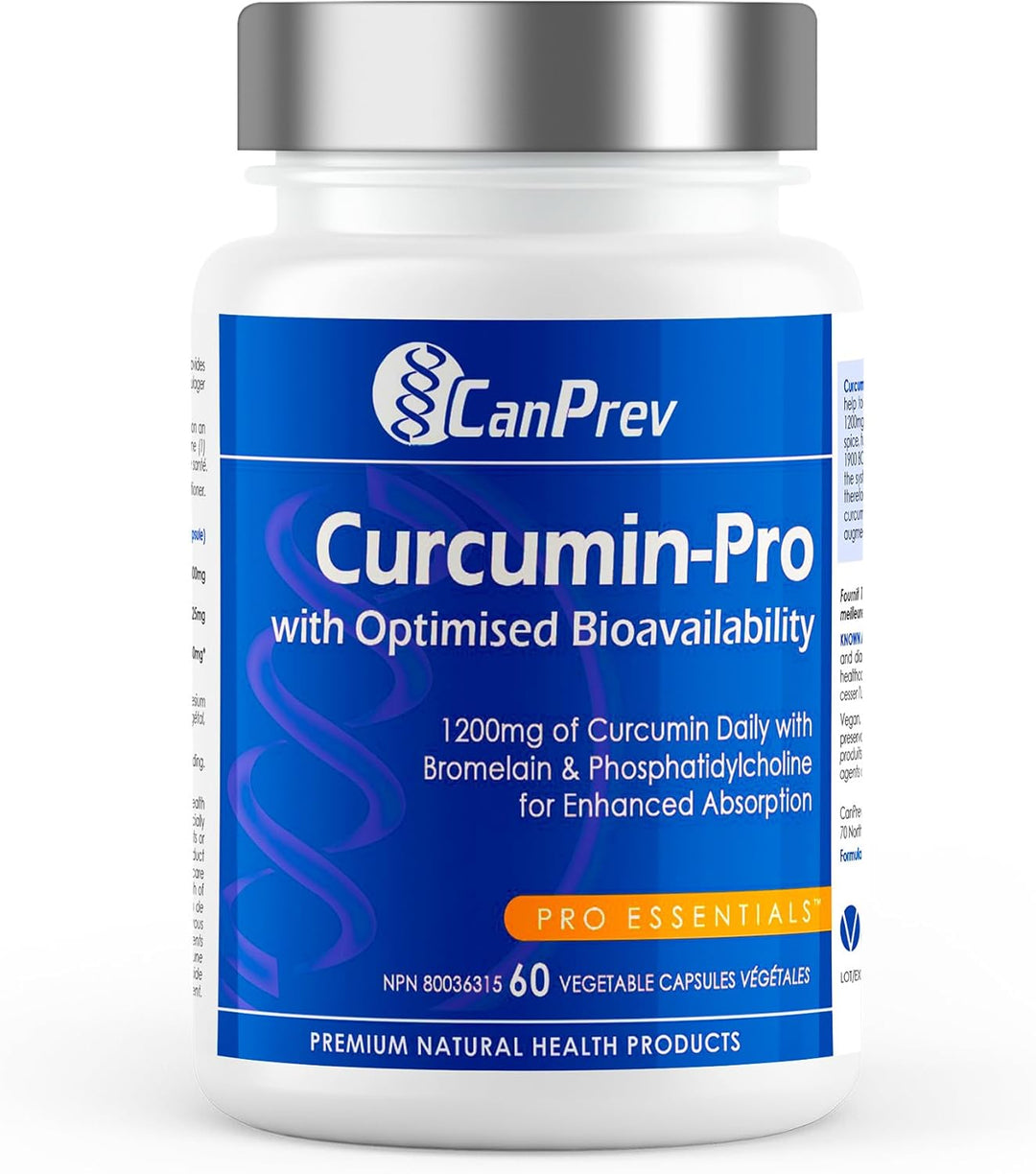 CanPrev Curcumin - Pro 60 Vcaps | Anthem Supplements Canada