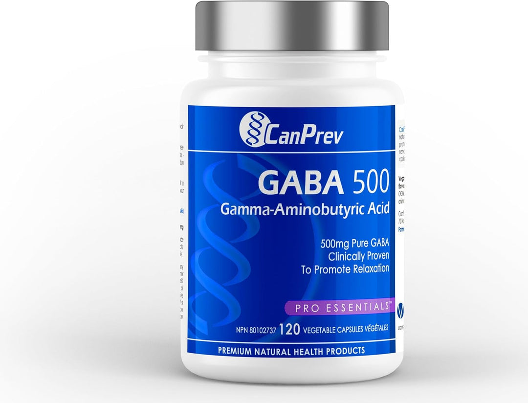 CanPrev GABA 500 120 Vcaps | Anthem Supplements Canada