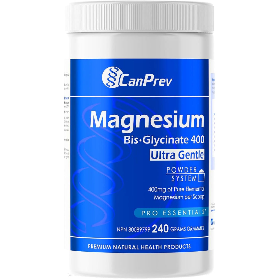 CanPrev Magnesium Bis·Glycinate 400 Ultra Gentle Powder 240g | Anthem Supplements Canada