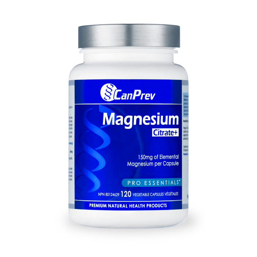 CanPrev Magnesium Citrate+ - 120 Veggie Caps | Anthem Supplements Canada