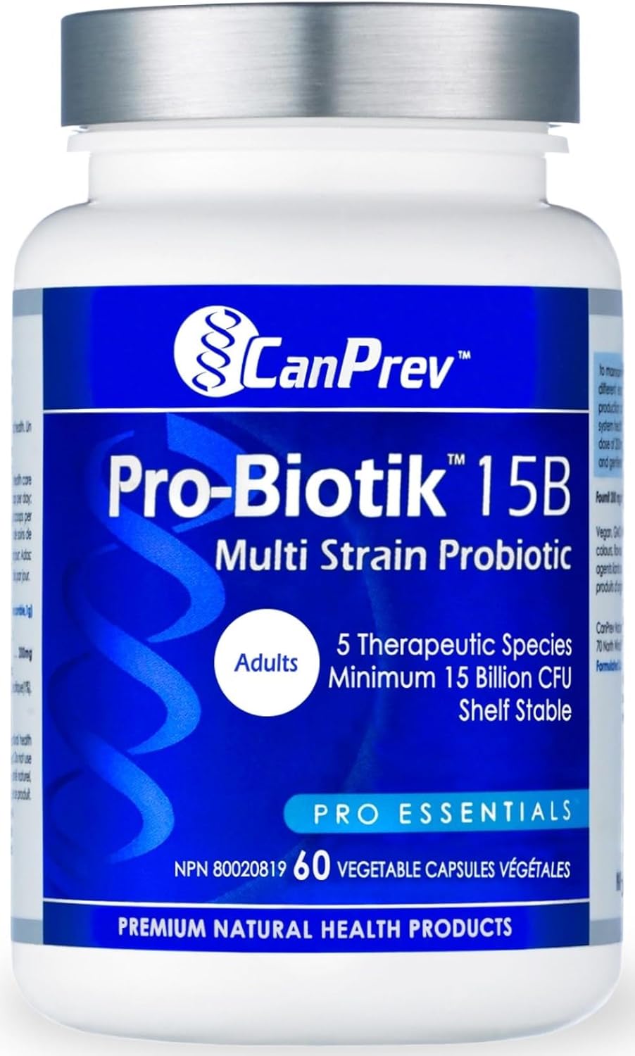 CanPrev Pro - Biotik 15B Probiotic 60 Vcaps | Anthem Supplements Canada