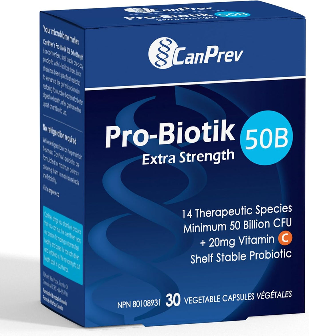 CanPrev Pro - Biotik 50B Extra Strength 30 Vcaps | Anthem Supplements Canada