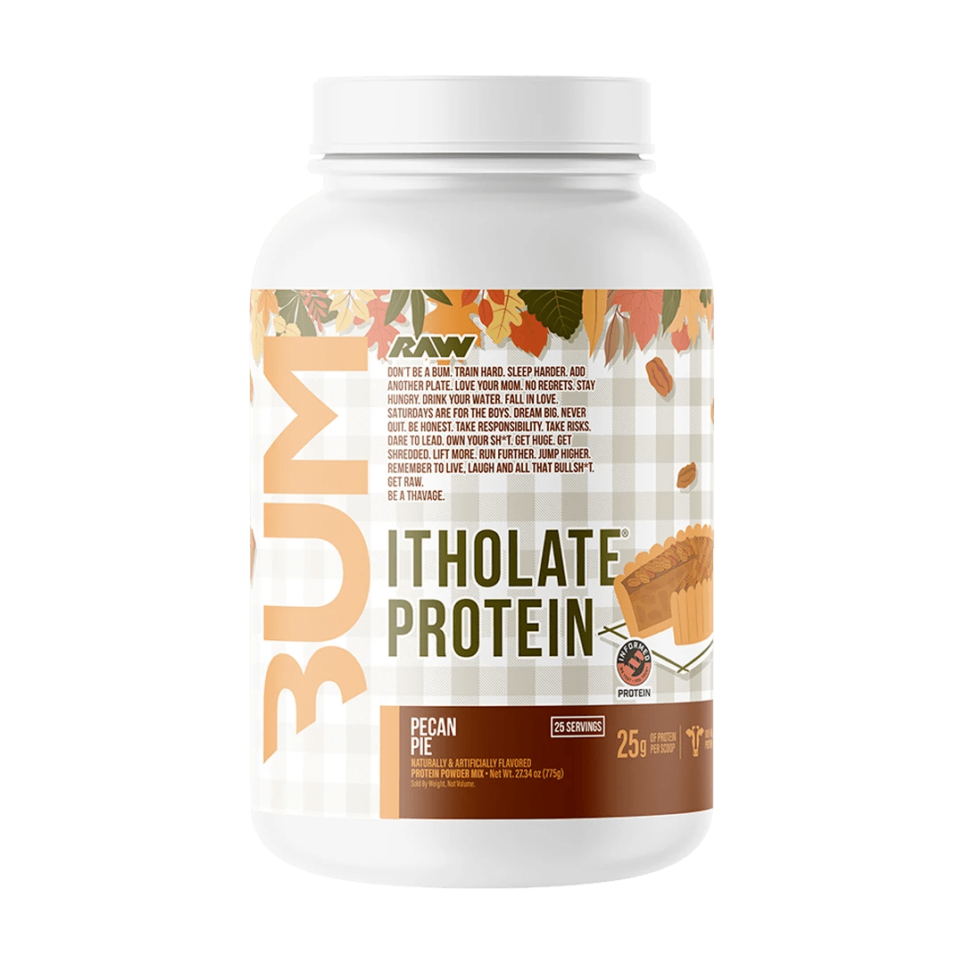 CBUM X RAW Itholate Protein - 25 Servings Pecan Pie | Anthem Supplements Canada