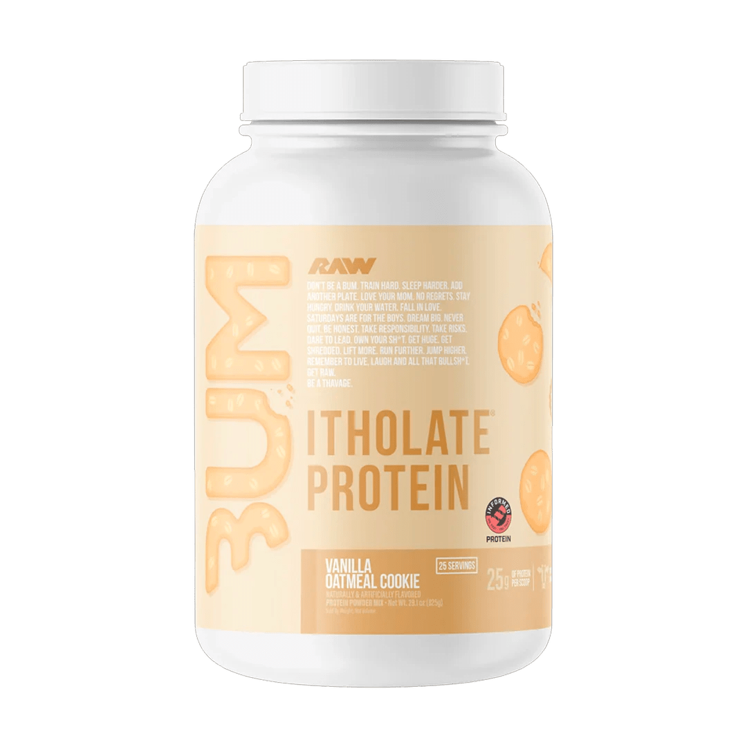CBUM X RAW Itholate Protein - 25 Servings Vanilla Oatmeal Cookie | Anthem Supplements Canada