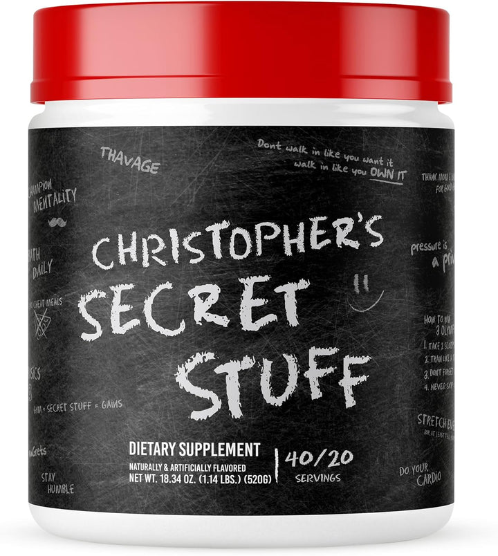 CBUM X RAW Thavage Pre - Workout 40 Servings Christophers Secret Stuff | Anthem Supplements Canada