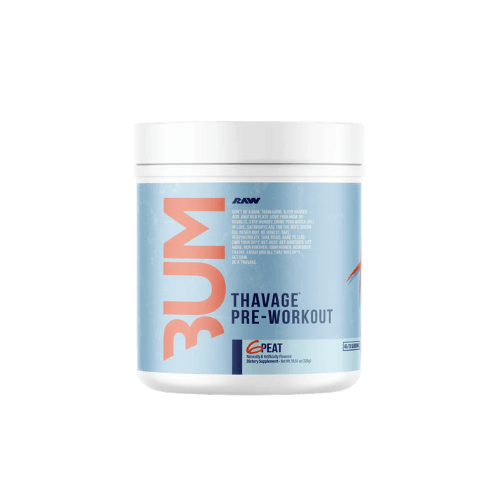 CBUM X RAW Thavage Pre - Workout 40 Servings Six Peat | Anthem Supplements Canada