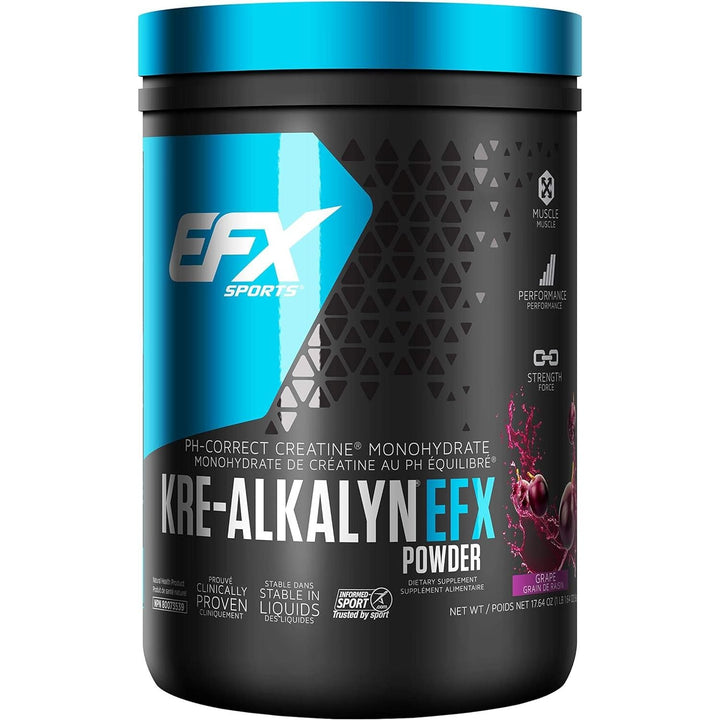 EFX Kre - Alkalyn Powder Grape | Anthem Supplements Canada