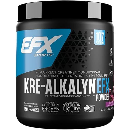 EFX Kre - Alkalyn Powder Grape | Anthem Supplements Canada