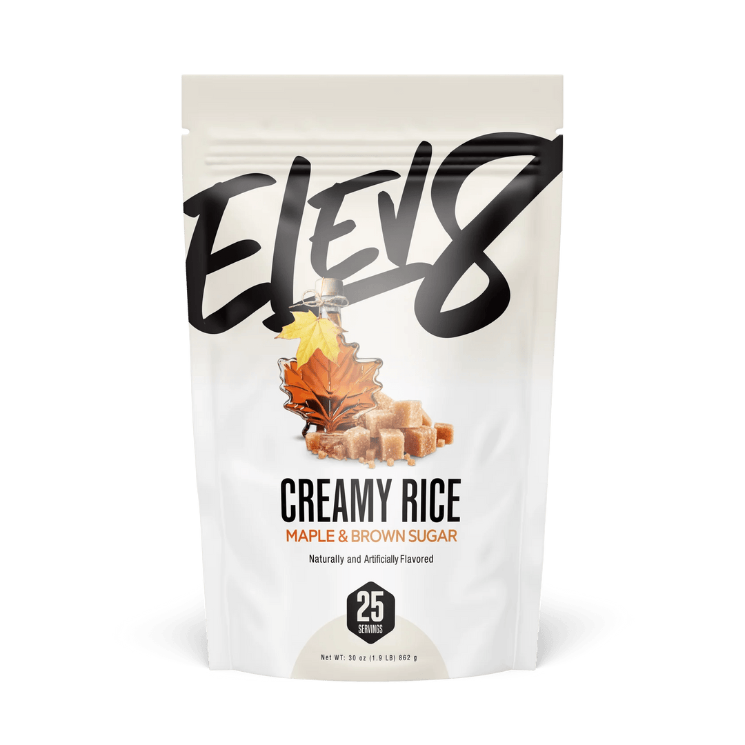 Elev8 Creamy Rice Maple & Brown Sugar | Anthem Supplements Canada