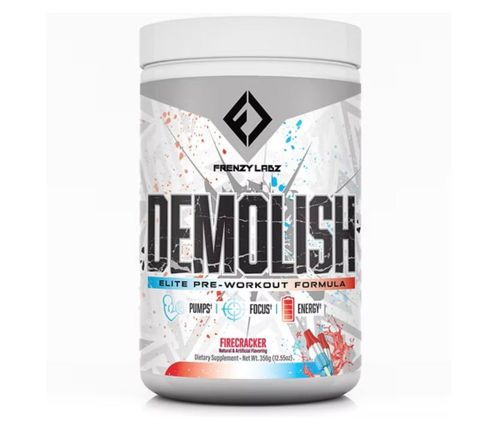 Frenzy Labz Demolish Pre Workout Firecracker | Anthem Supplements Canada