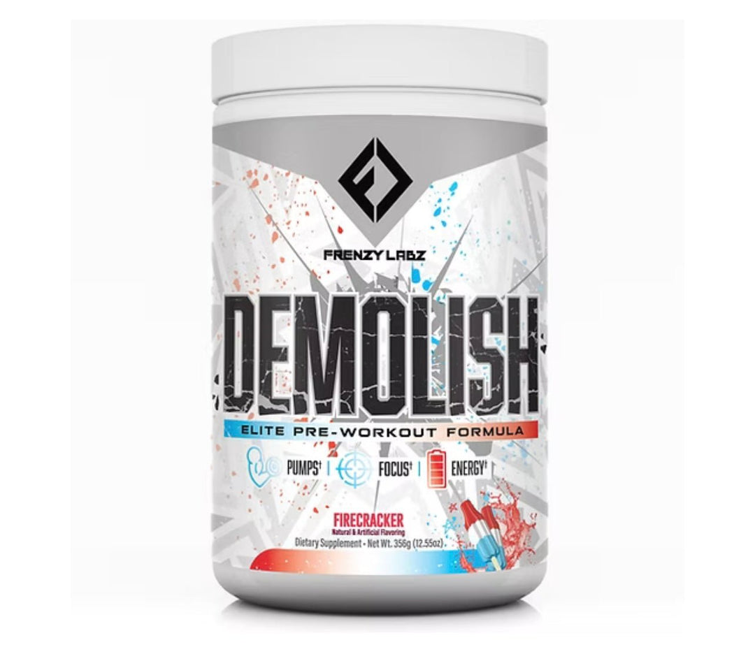 Frenzy Labz Demolish Pre Workout Grape Bubblegum | Anthem Supplements Canada