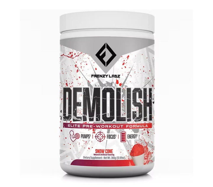 Frenzy Labz Demolish Pre Workout Grape Bubblegum | Anthem Supplements Canada
