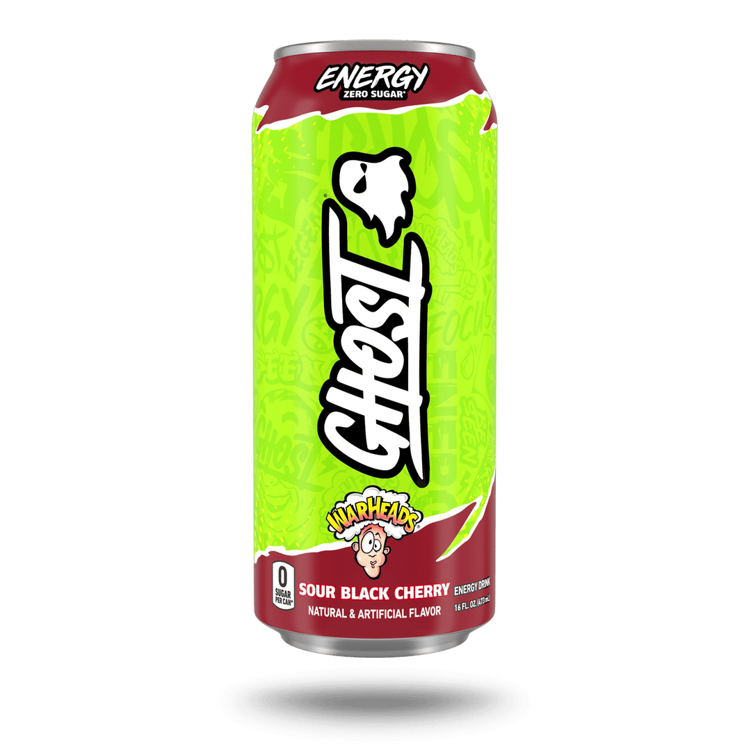 Ghost Energy Drink - 473mL Warheads Black Cherry | Anthem Supplements Canada