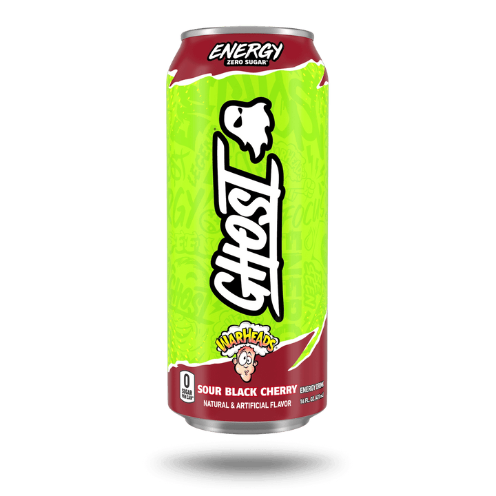 Ghost Energy Drink - 473mL Warheads Black Cherry | Anthem Supplements Canada