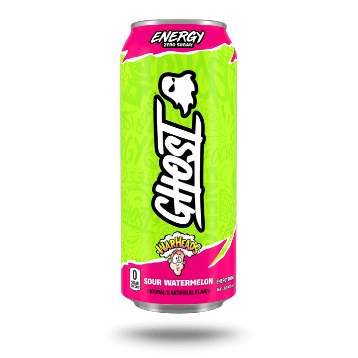 Ghost Energy Drink - 473mL Warheads Sour Watermelon | Anthem Supplements Canada