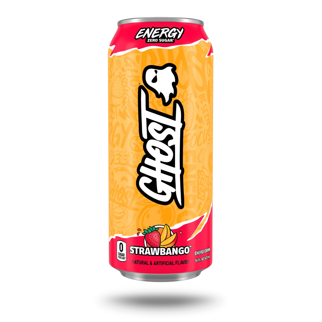 Ghost Exotic Energy Drink Strawbango | Anthem Supplements Canada