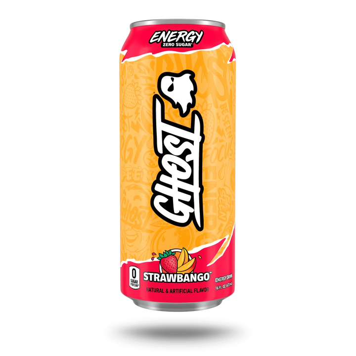 Ghost Exotic Energy Drink Strawbango | Anthem Supplements Canada