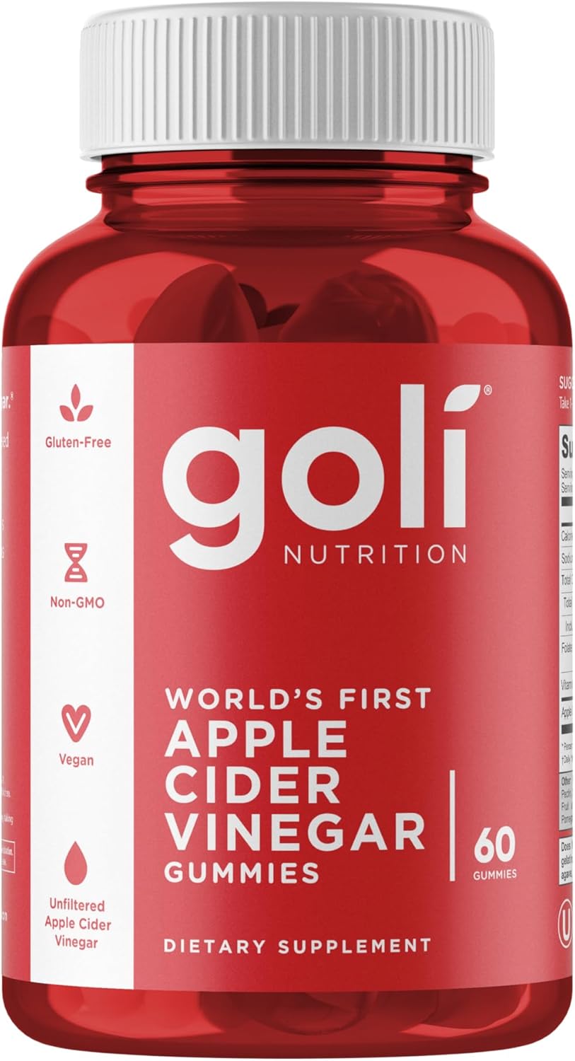 Goli Apple Cider Vinegar Gummy Vitamins - 60 Count Apple Cider | Anthem Supplements Canada